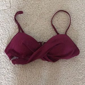 Plum Cupshe Bathing Suit Top